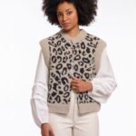 Rino & Pelle Elona Waistcoat Desert Leopard 1