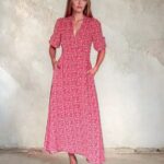 Sirens Elena Red Ditsy Dress