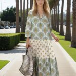 Soul Kathrine Bloom Green Palm Dress