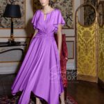 Maisonel ME3003 Amethyst Butterfly Sleeve Dress