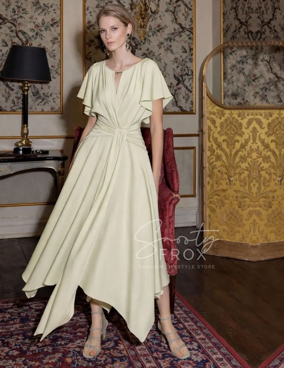 Maisonel ME3003 Lemonade Butterfly Sleeve Dress