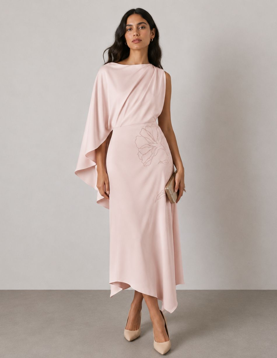 right size assets for website (56) Maisonel ME3109 Blush Embellished Cape Dress