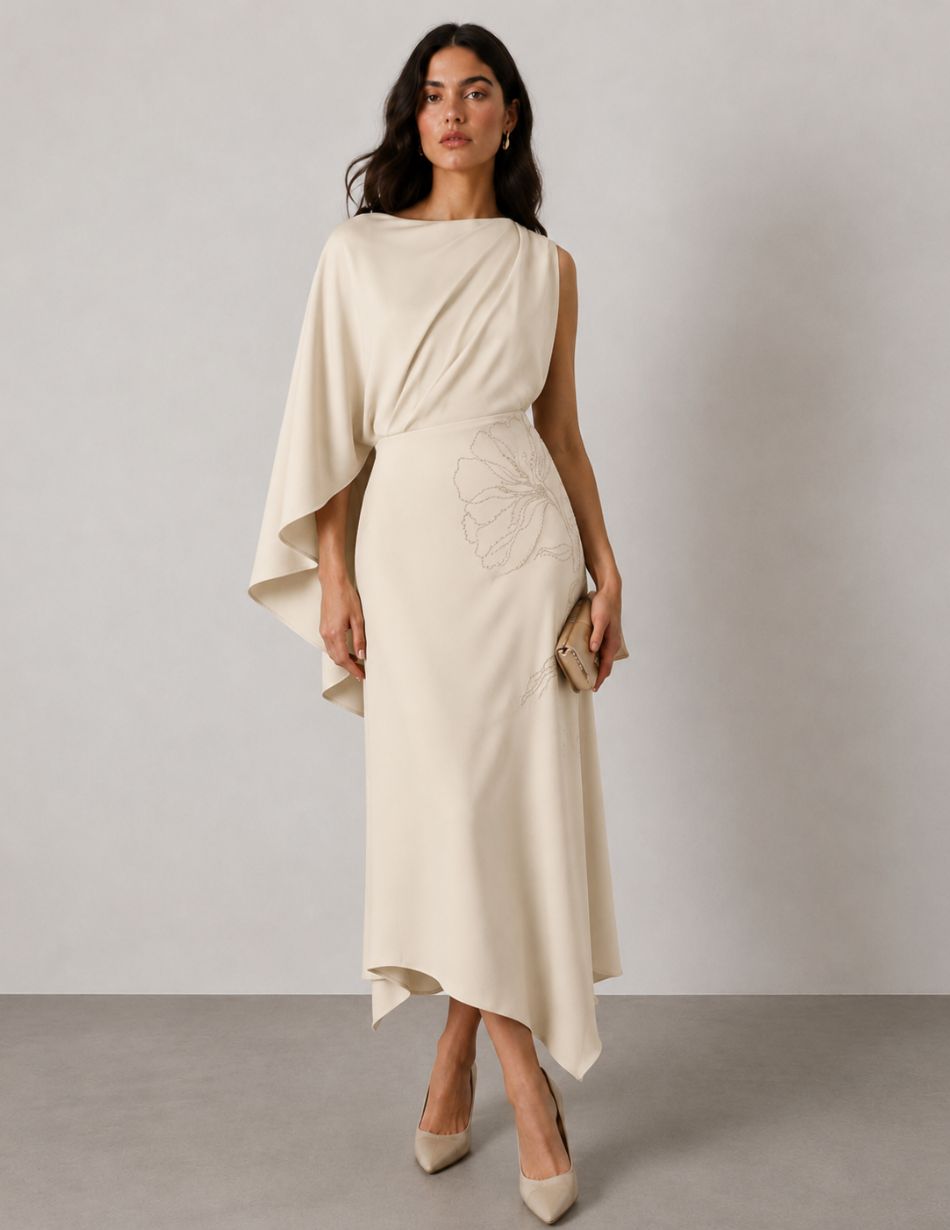 right size assets for website (57) Maisonel ME3109 Pearl Embellished Cape Dress