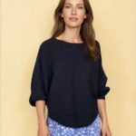 Deck by Decollage Navy Batwing Jumper 8948