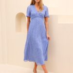 Aspiga Anais Light Blue & Cobalt Dress
