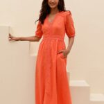 Aspiga Iris Dobby Grenadine Dress