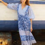 Aspiga Martha Cobalt & White Dress
