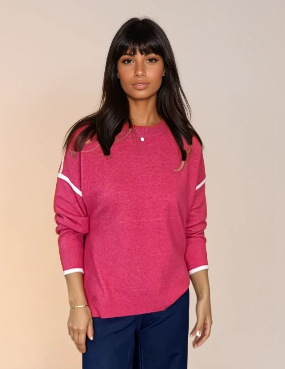Deck by Decollage Fuchsia Jumper ML6042