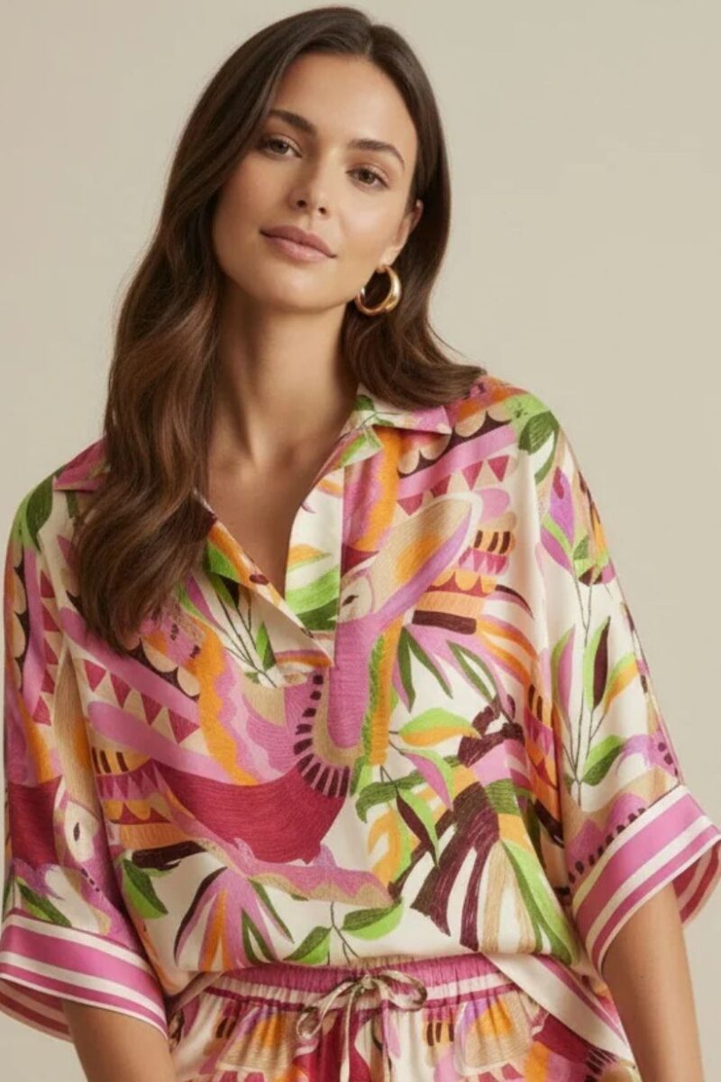 Deck by Decollage Pink & Orange Shirt 12240