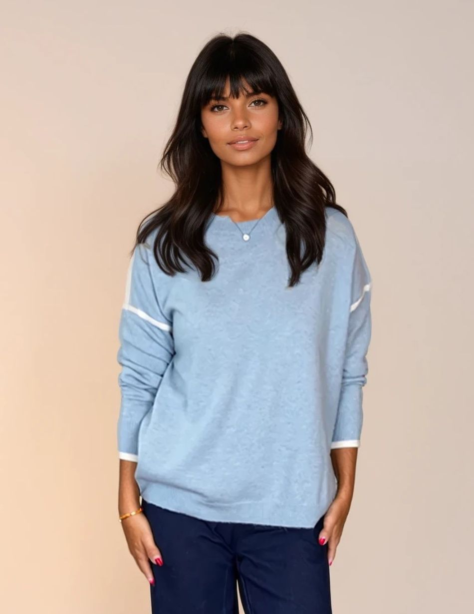 Deck by Decollage Sky Blue Jumper ML6042