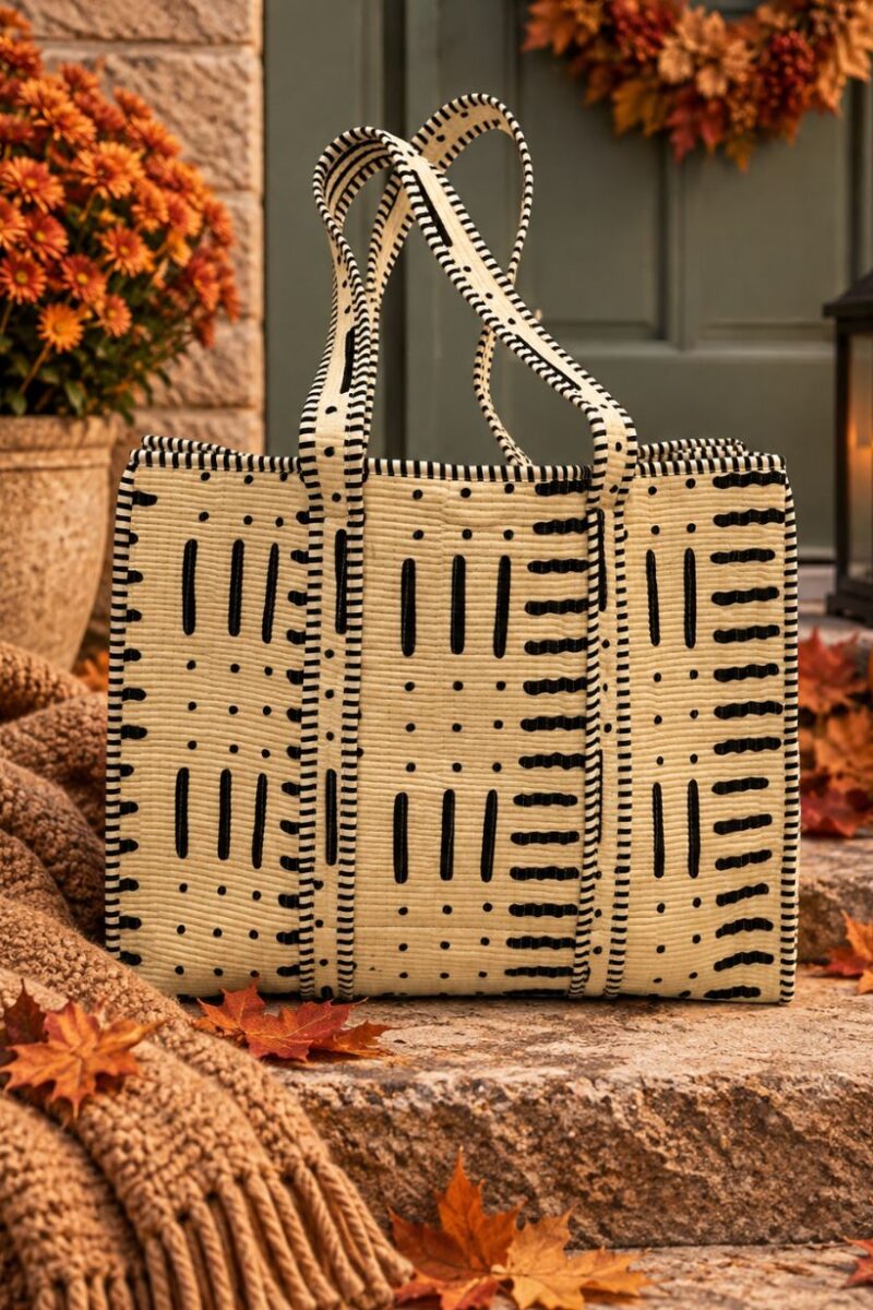 black-and-cream-shopper-bag