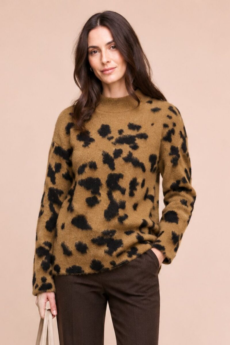Alison Sheri Leopard Print Jumper A48152