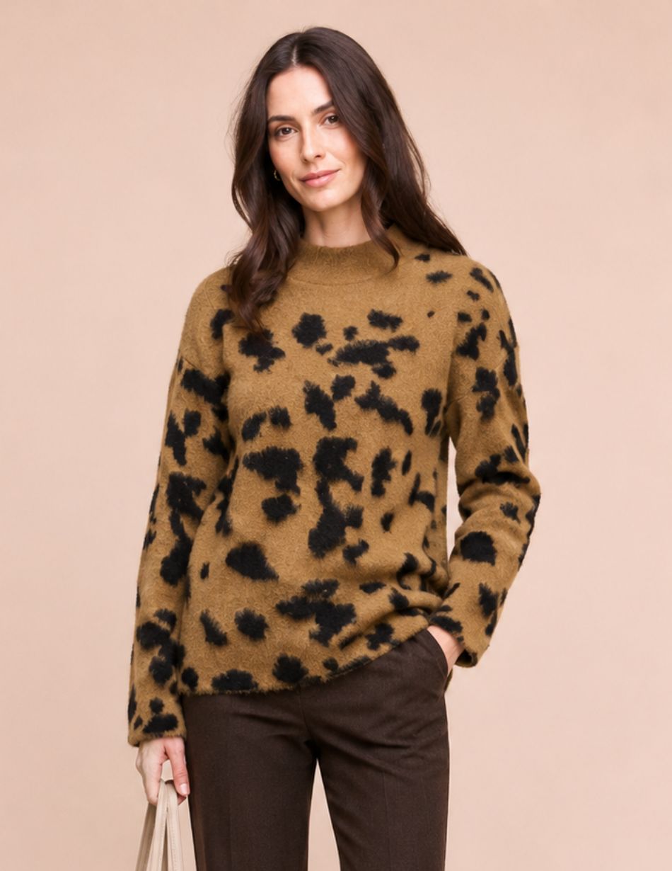Alison Sheri Leopard Print Jumper A48152