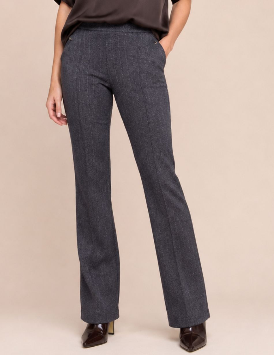 Alison Sheri Tweed Charcoal Trouser A48162 Alison Sheri Tweed Charcoal Trouser A48162