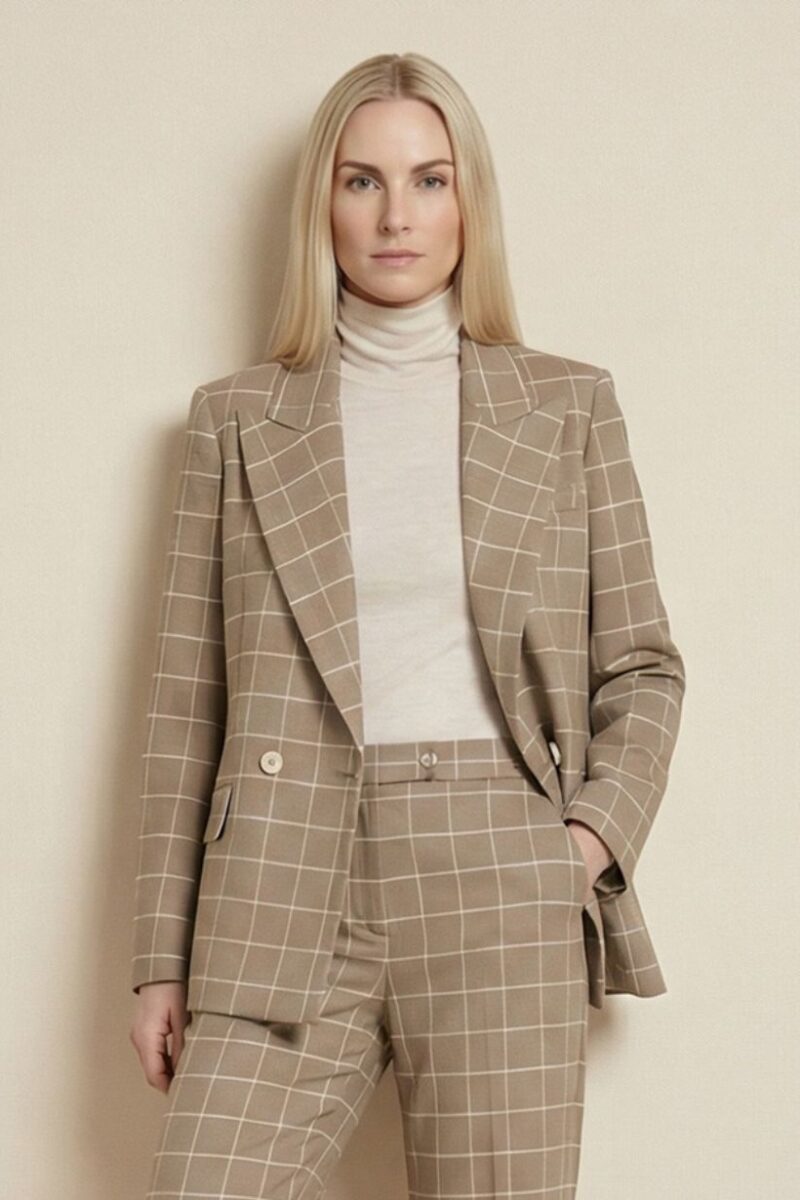 Allison Ivory Camel Jacket 511130