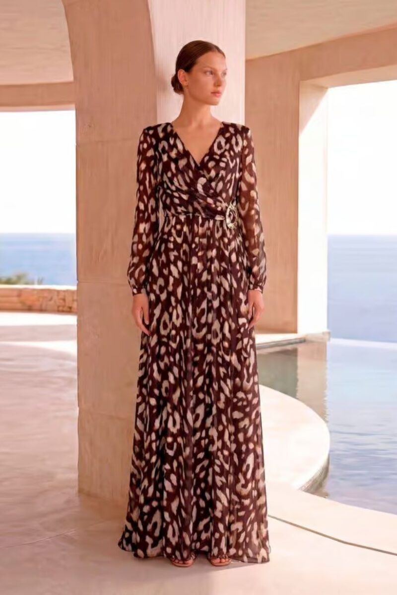 Carla Ruiz 53062 Brown Dress