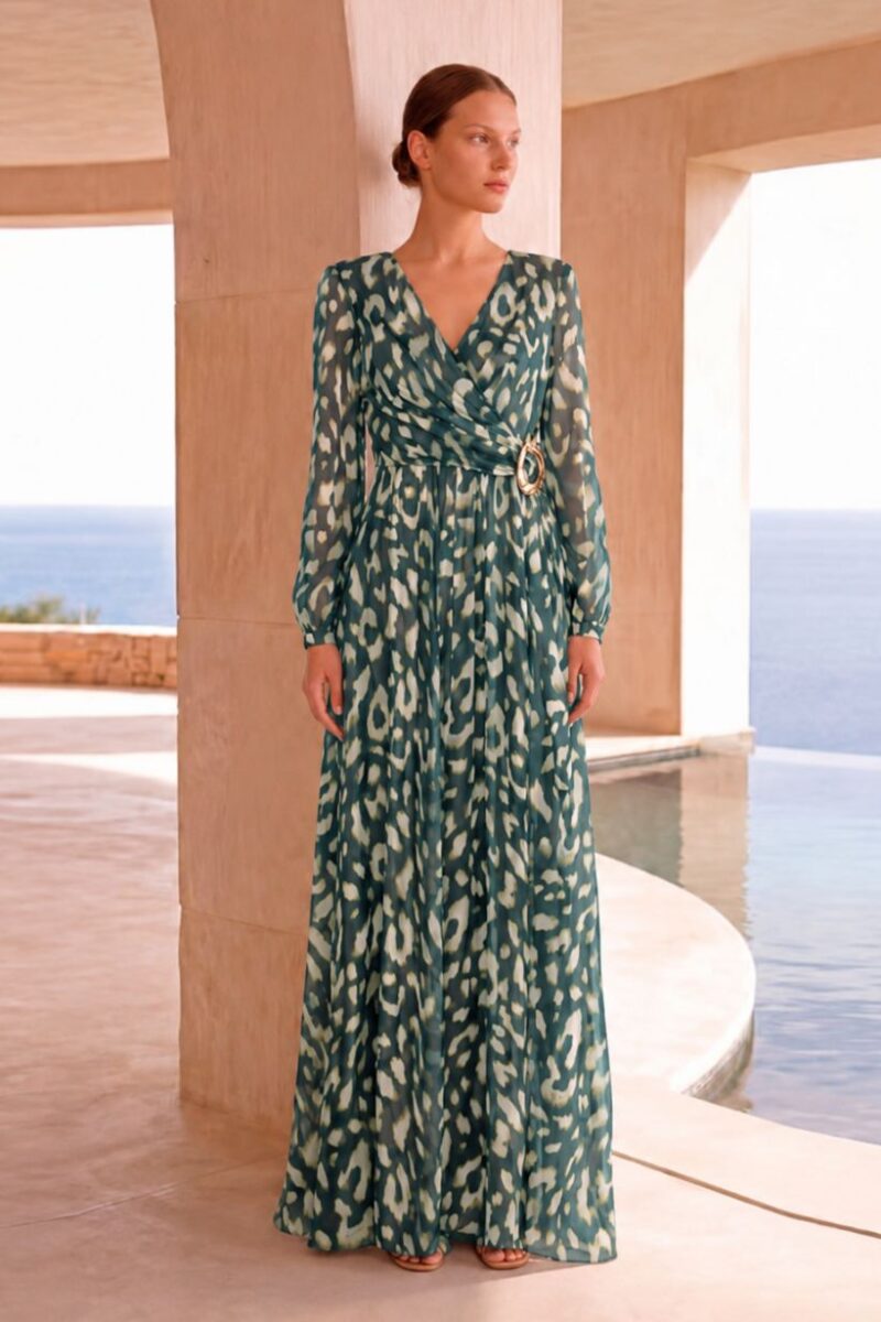 Carla Ruiz 53062 Green Dress