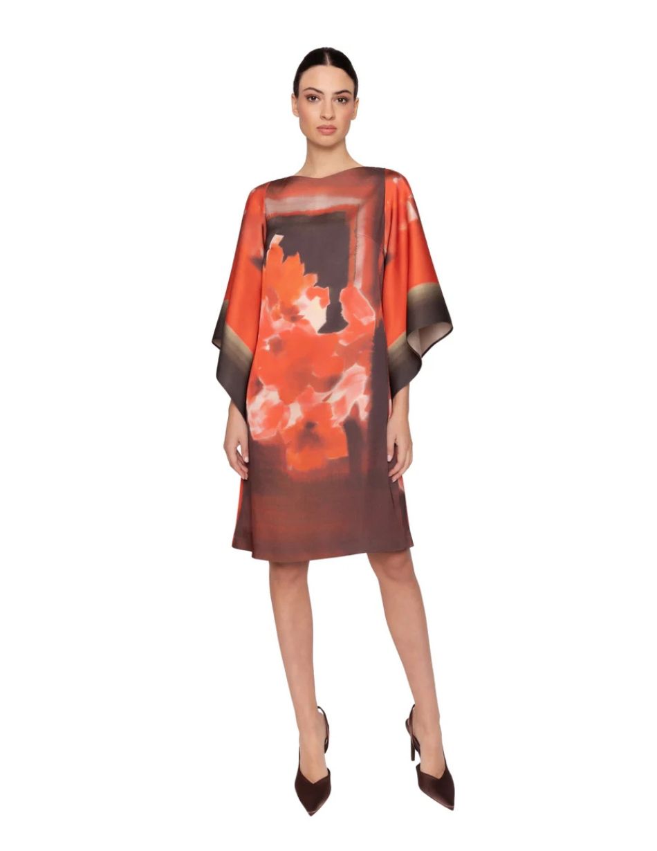 Carla Ruiz 53146 Red Midi Dress Carla Ruiz 53146 Red Midi Dress