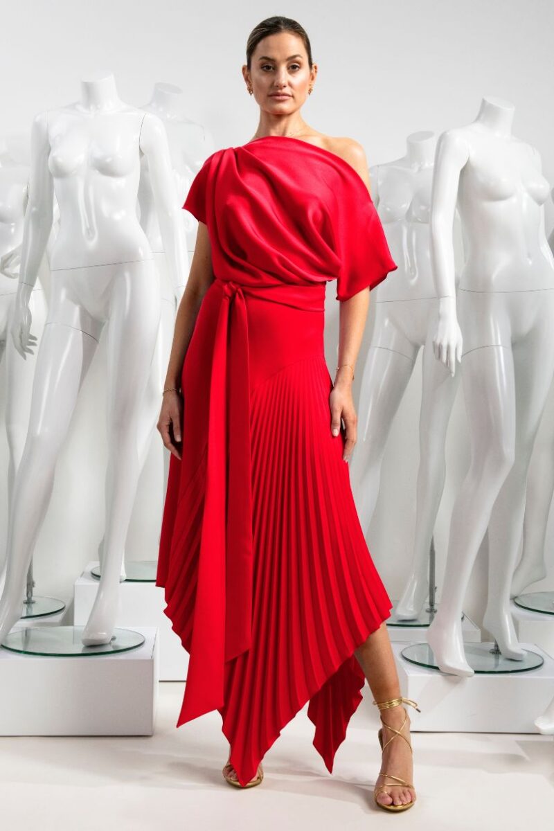Kevan Jon Red Mila dress