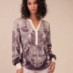 Robell Hannah Plum Purple Blouse