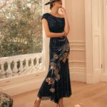 Veni Infantino 992803 Navy Sequin Flower Dress