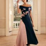 Veni Infantino 992814 Navy & Blush Flower Dress