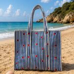 stripe-beach-bag