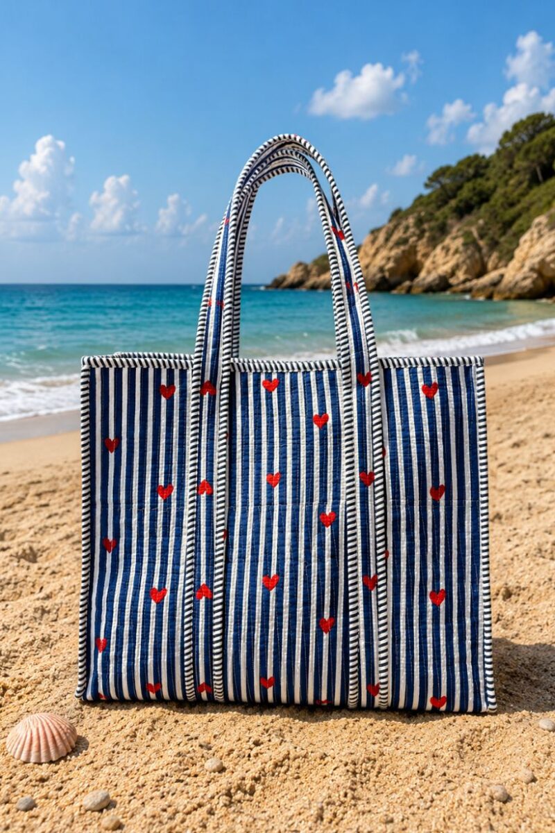 stripe-beach-bag