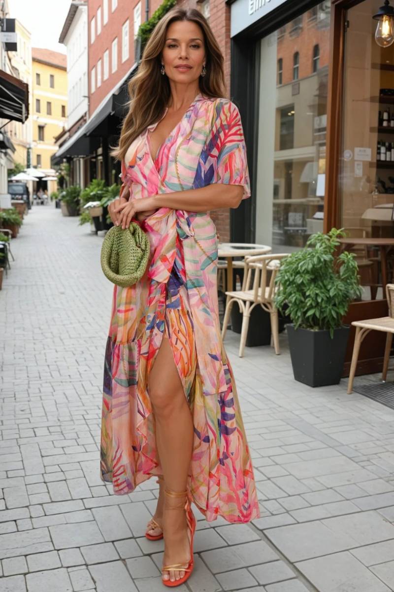 Hope & Ivy Leah Wrap Dress