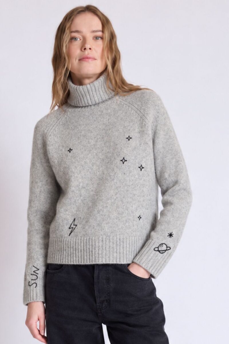 Absolut Cashmere Rosella Light Grey Jumper