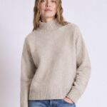 Absolut Cashmere Wheat Zora Roll Neck