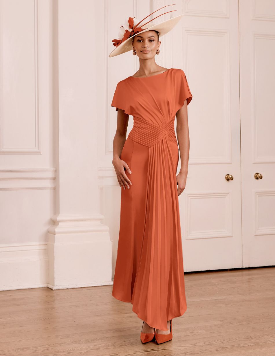 John Charles 66783 Terracotta Dress