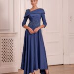 John Charles 66797 Navy Floral Dress