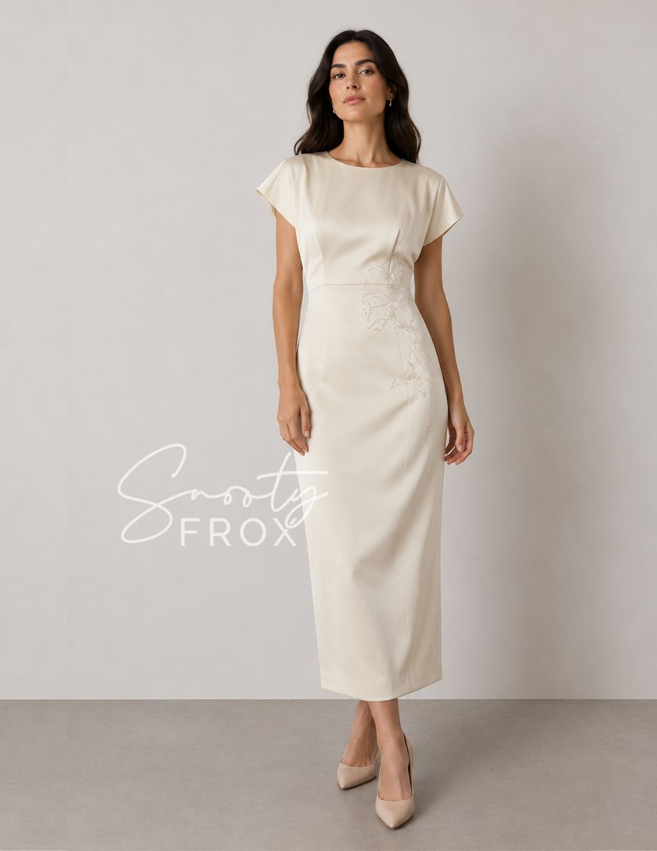 Maisonel ME3196M Latte Sleeveless Dress