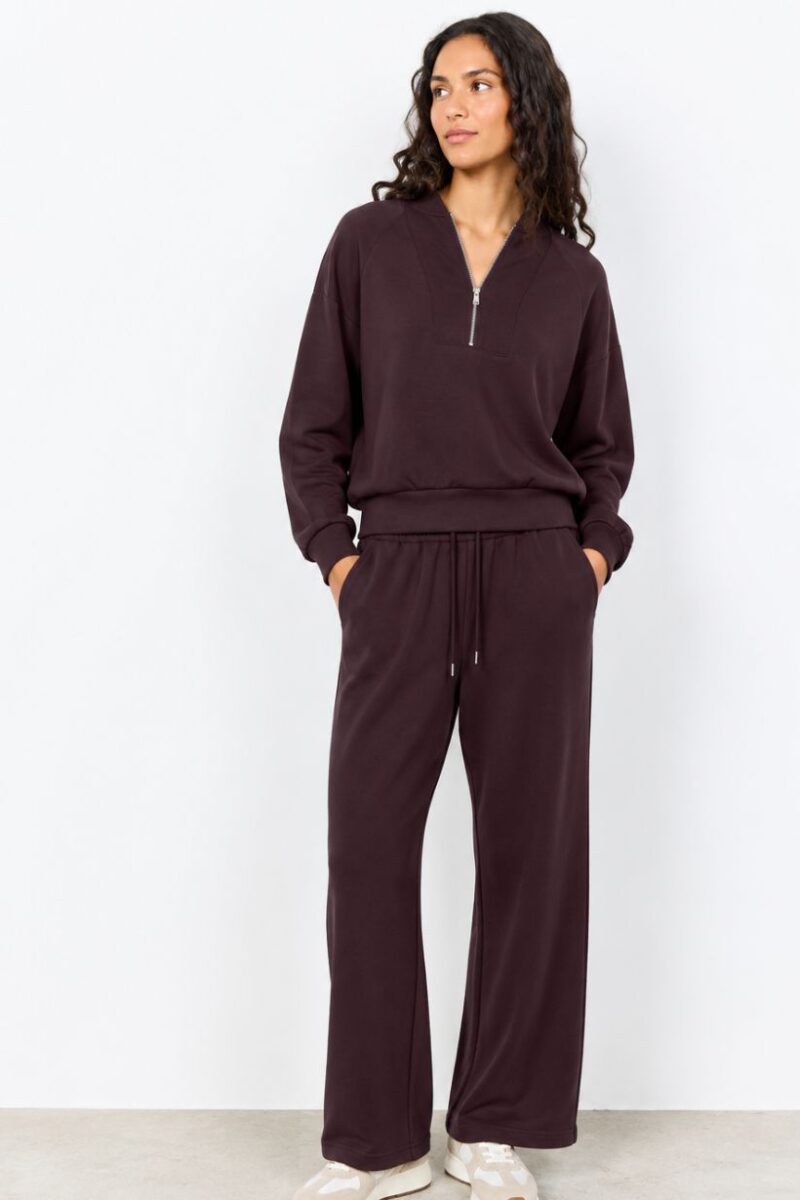 Soya Concept Banu Chocolate Plum Sweatshirt 27855