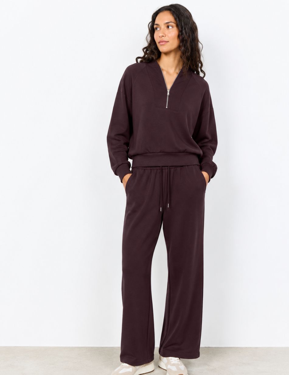 Soya Concept Banu Chocolate Plum Sweatshirt 27855 Soya Concept Banu Chocolate Plum Sweatshirt 27855