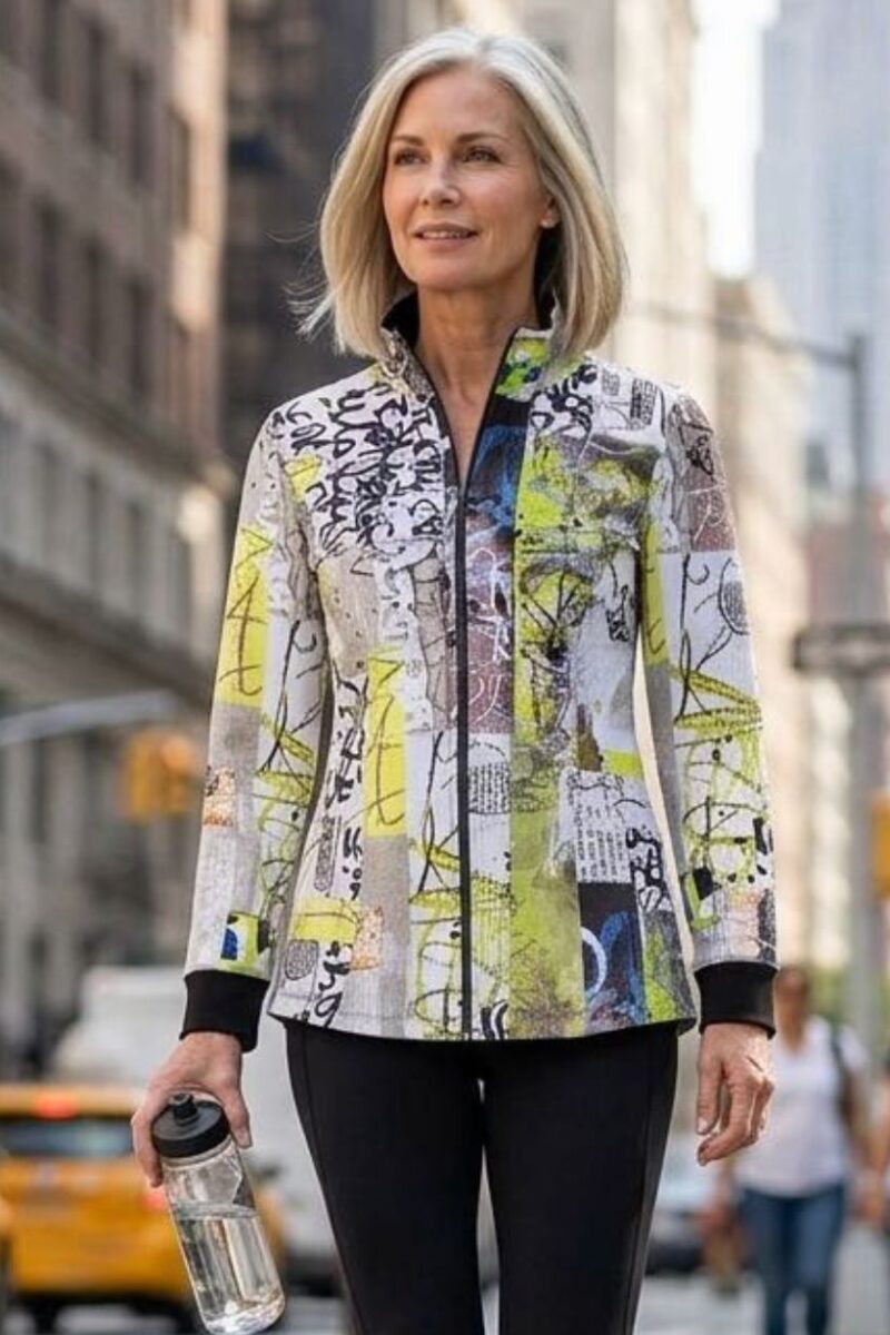 Dolcezza Lime Graffiti Jacket 76725