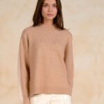 Elan Two Tone Tan Turtleneck Jumper SWB11708