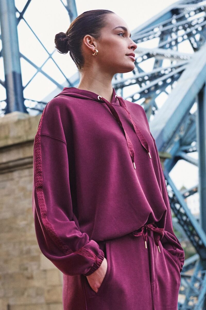 Esqualo Merlot Hoodie 05509