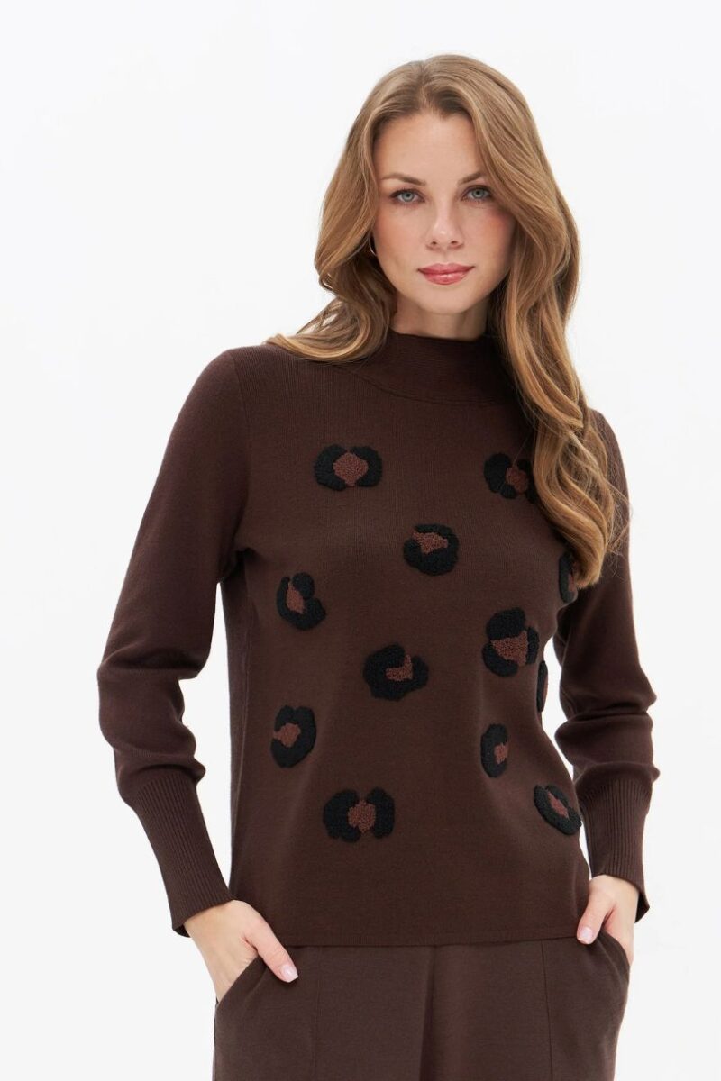 Passioni Animal Print Jumper