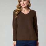 Deck by Decollage Chocolate Knitted Jumper 603