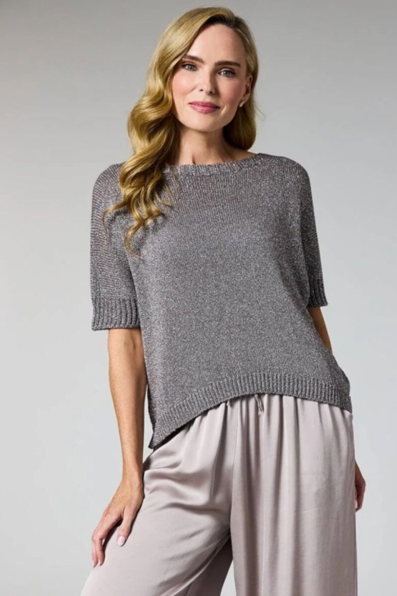 Deck by Decollage Taupe Sparkle Jumper 1276-01