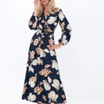 K Design Floral Frill Shirt Dress D300