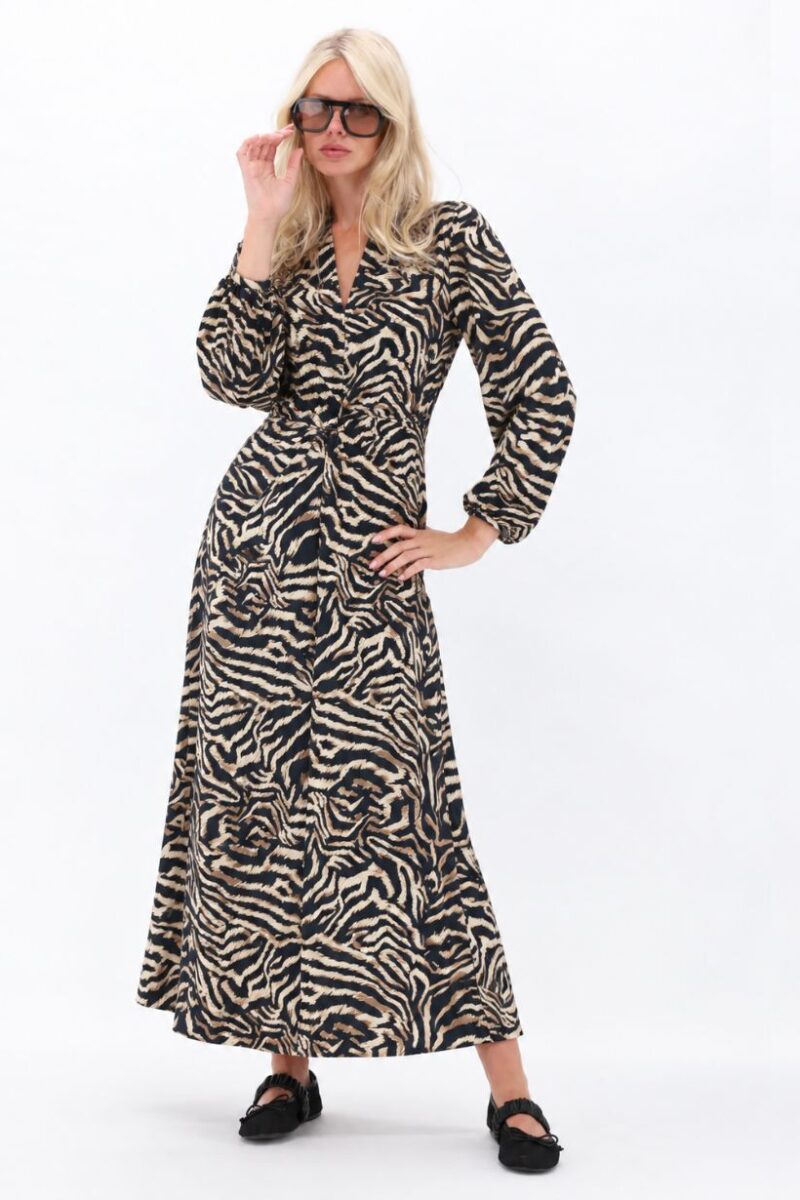 K Design Animal Print Dress D107