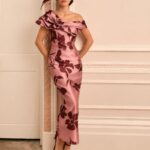 Veni Infantino 992823 Dusty Pink & Wine Dress Full